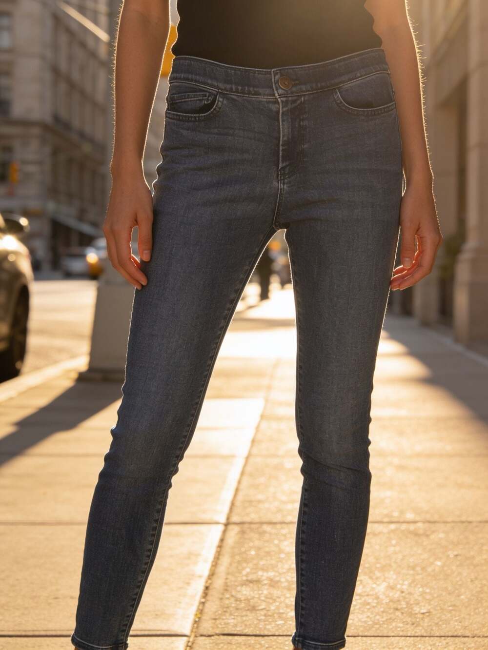 J. Jill Denim Women's 5-Pocket Leggings Mid Rise Skinny Jeans